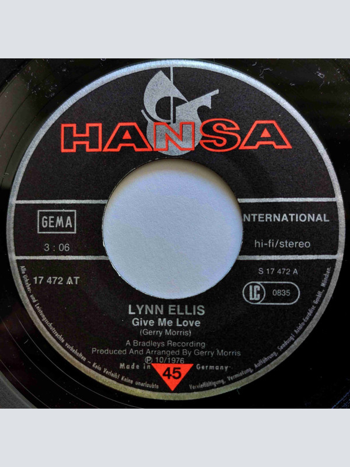 Vinyl / Lynn Ellis - Give Me Love