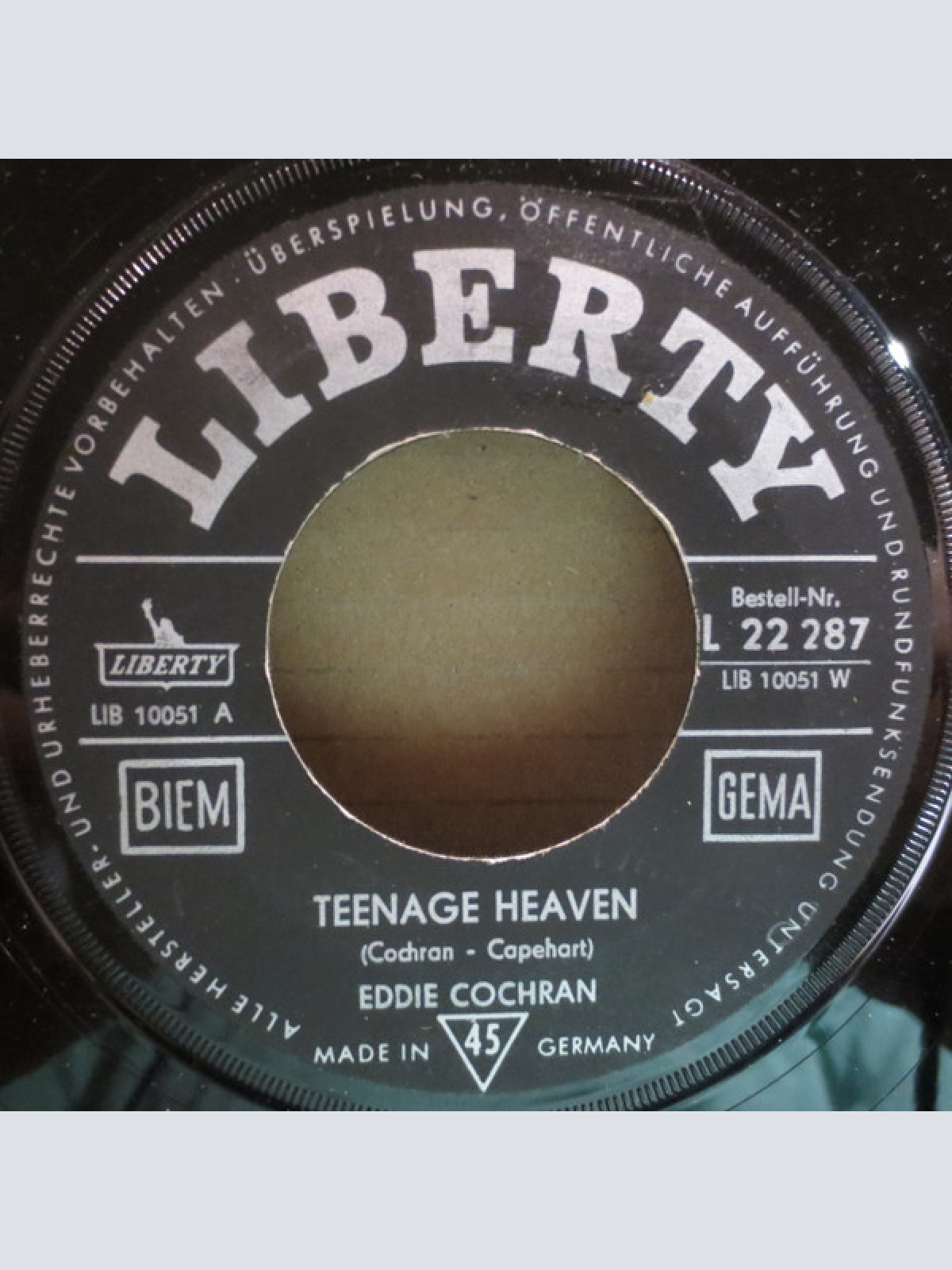 Vinyl / Eddie Cochran - Teenage Heaven