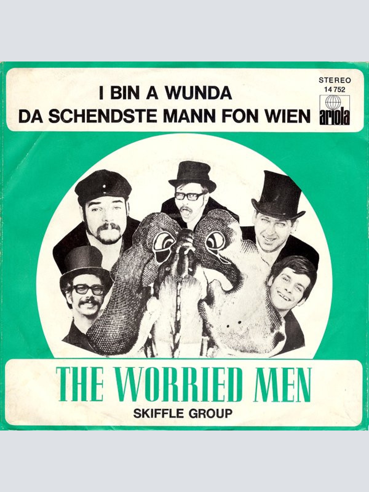 Vinyl / The Worried Men Skiffle Group* - I Bin A Wunda / Da Schendste Mann Fon Wien
