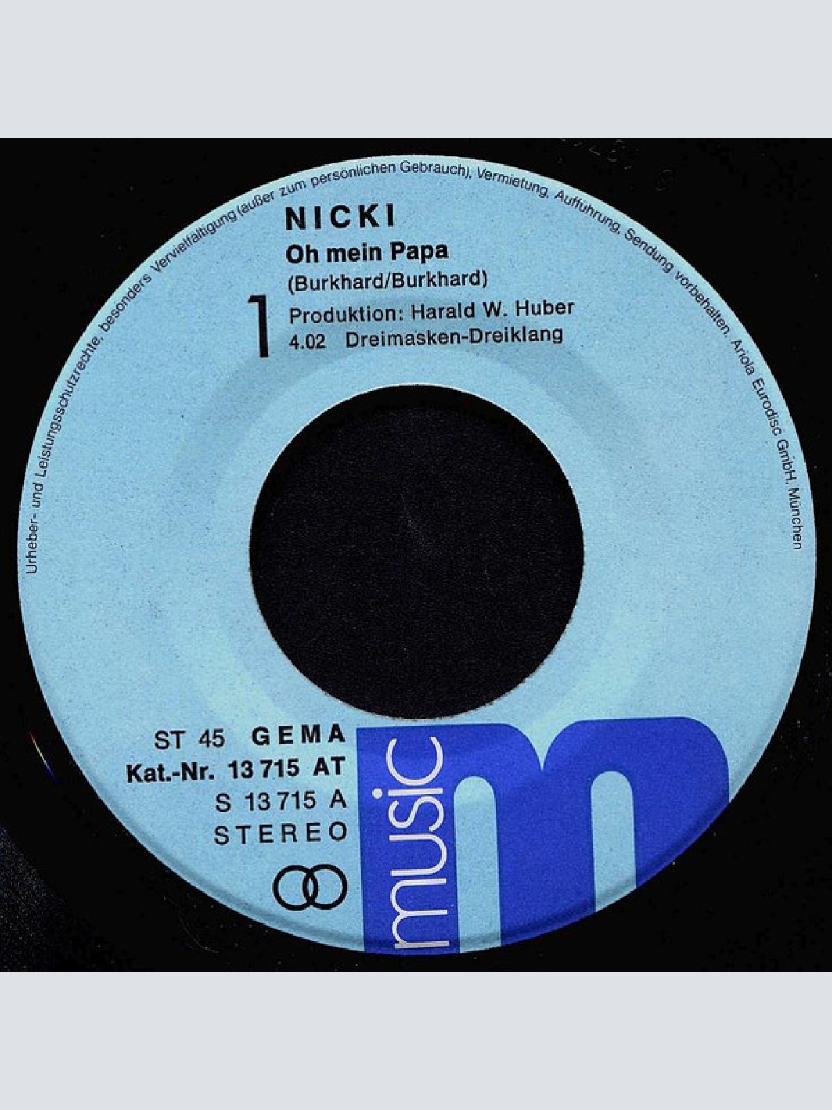 Vinyl / Nicki (8) - Oh Mein Papa