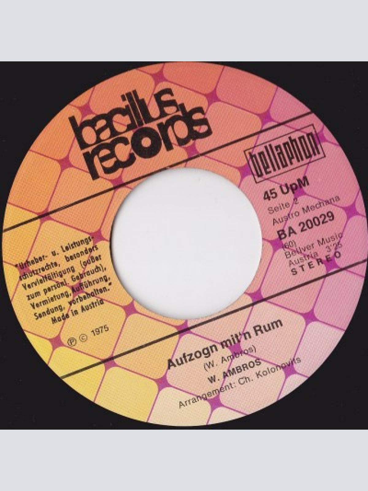 Vinyl / W. Ambros* - Zwickt's Mi