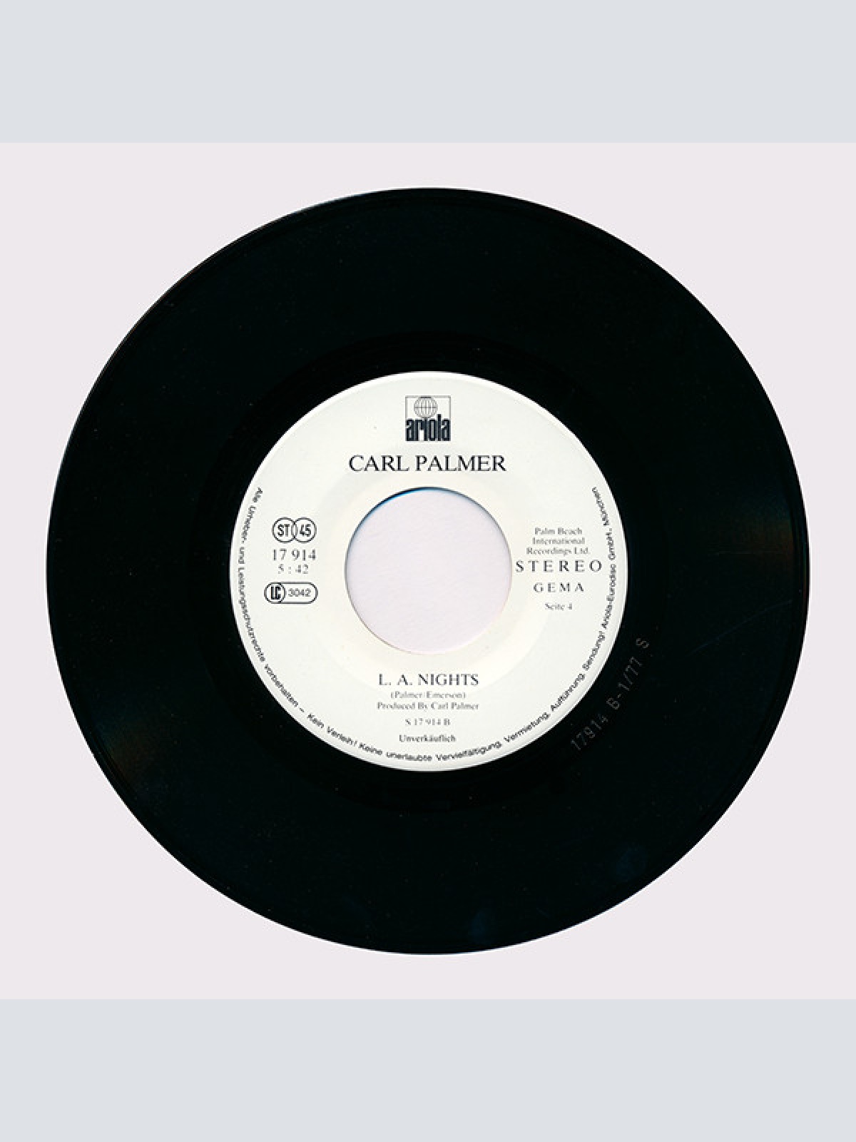 Vinyl / Emerson Lake & Palmer* - Excerpts From Works