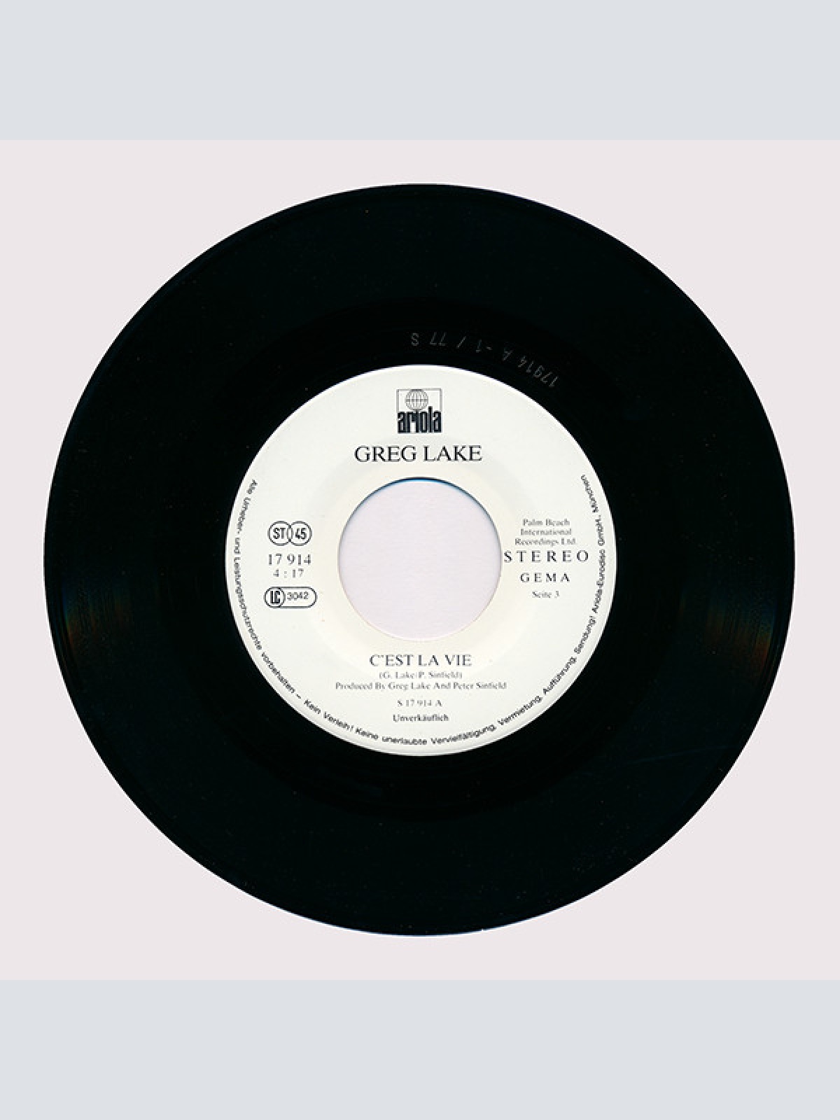 Vinyl / Emerson Lake & Palmer* - Excerpts From Works