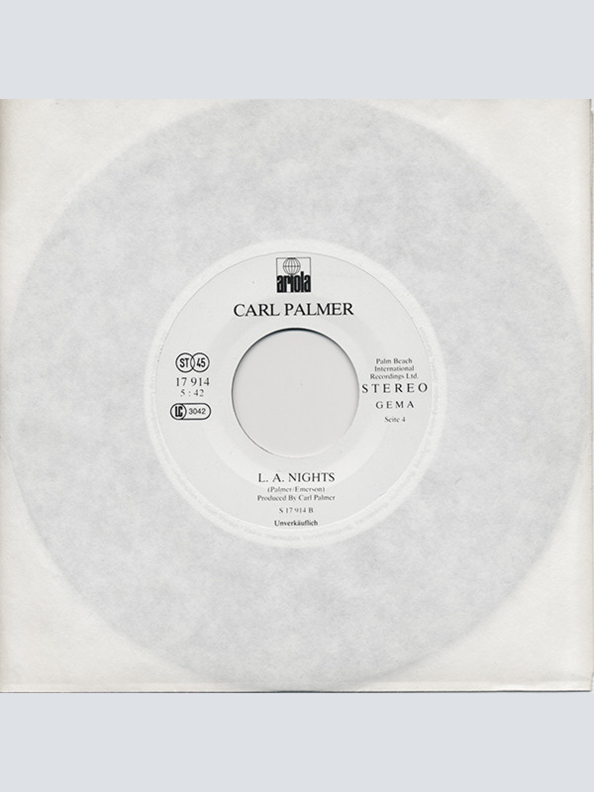 Vinyl / Emerson Lake & Palmer* - Excerpts From Works