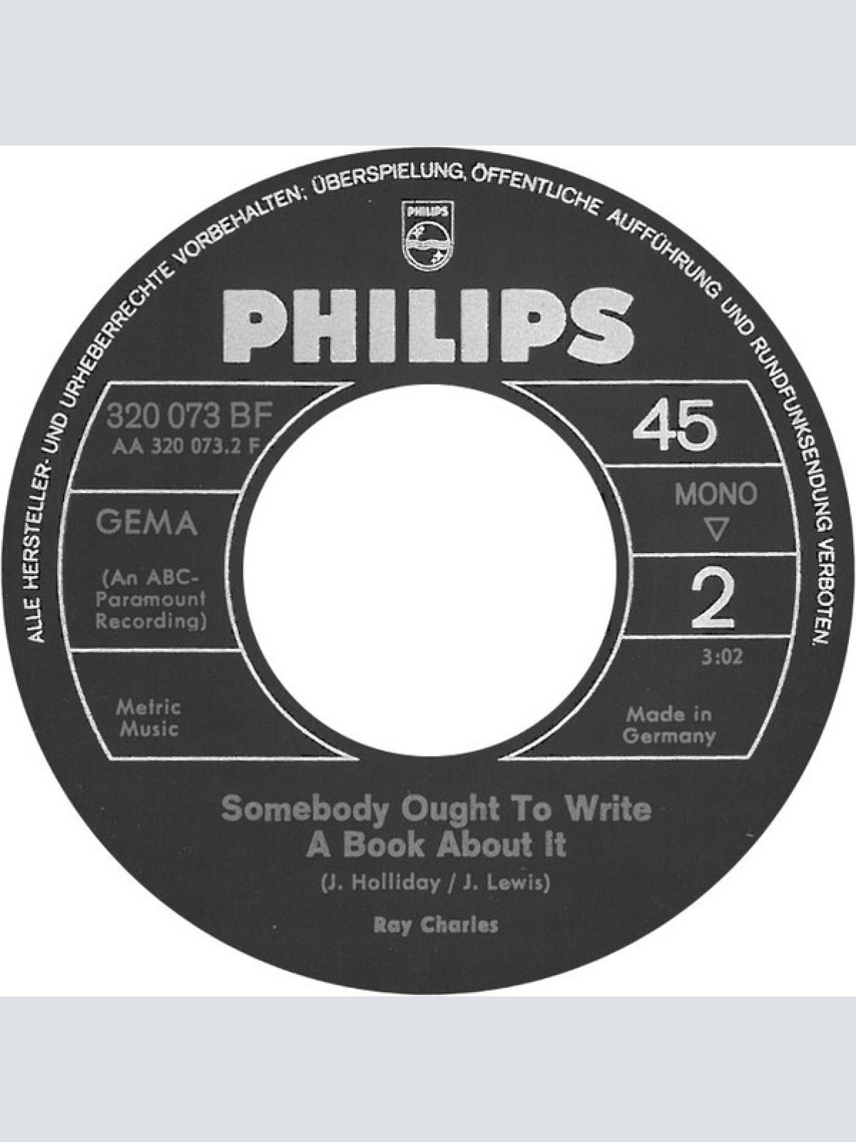 Vinyl / Ray Charles - Here We Go Again