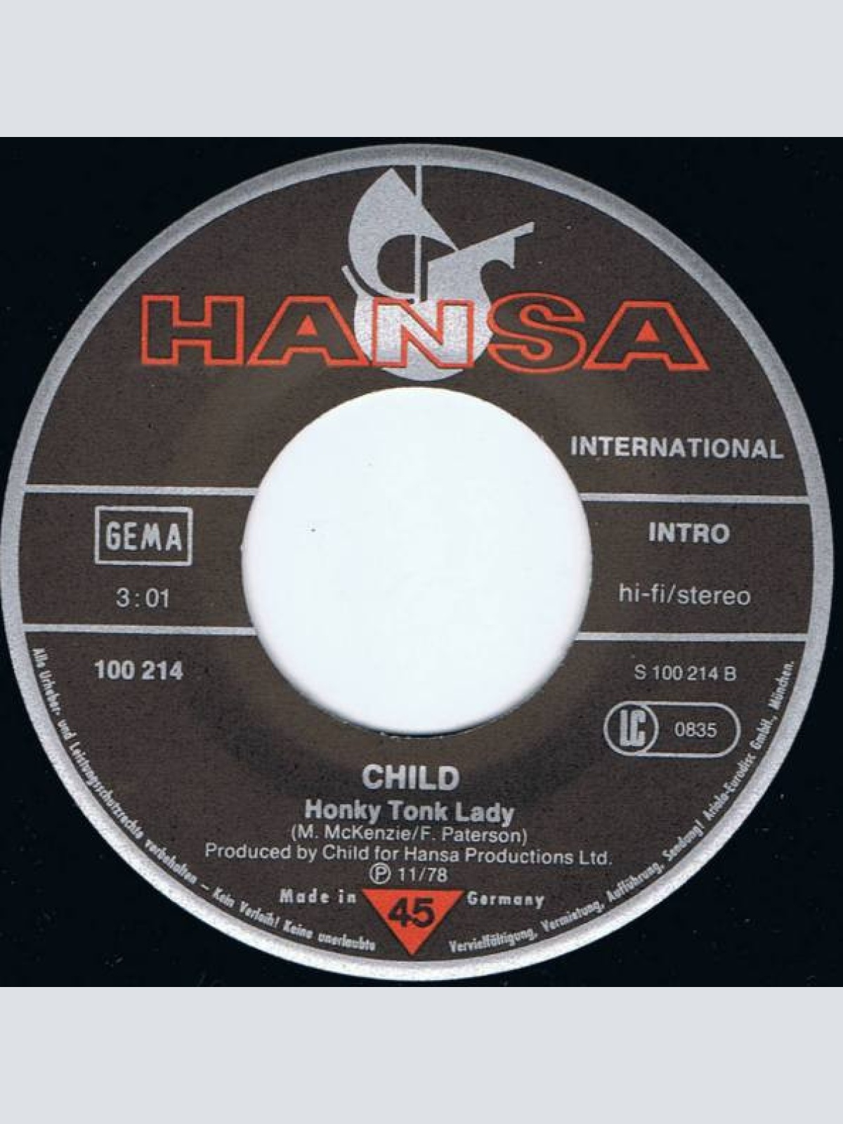 Vinyl / Child (2) - Still The One