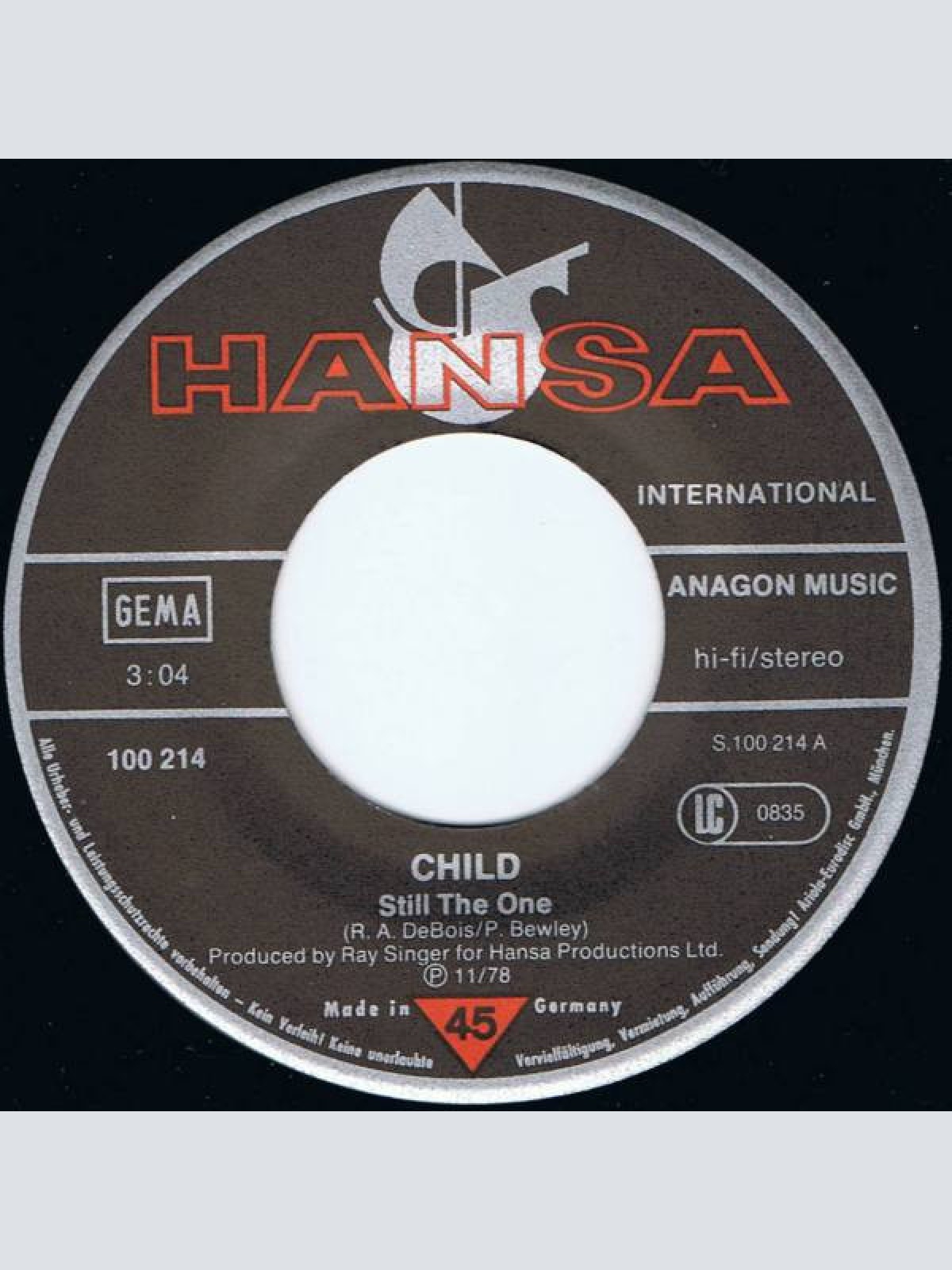 Vinyl / Child (2) - Still The One