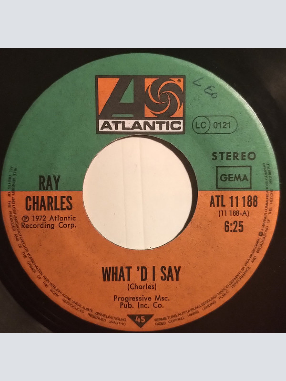 Vinyl / Ray Charles - What'd I Say / Georgia On My Mind