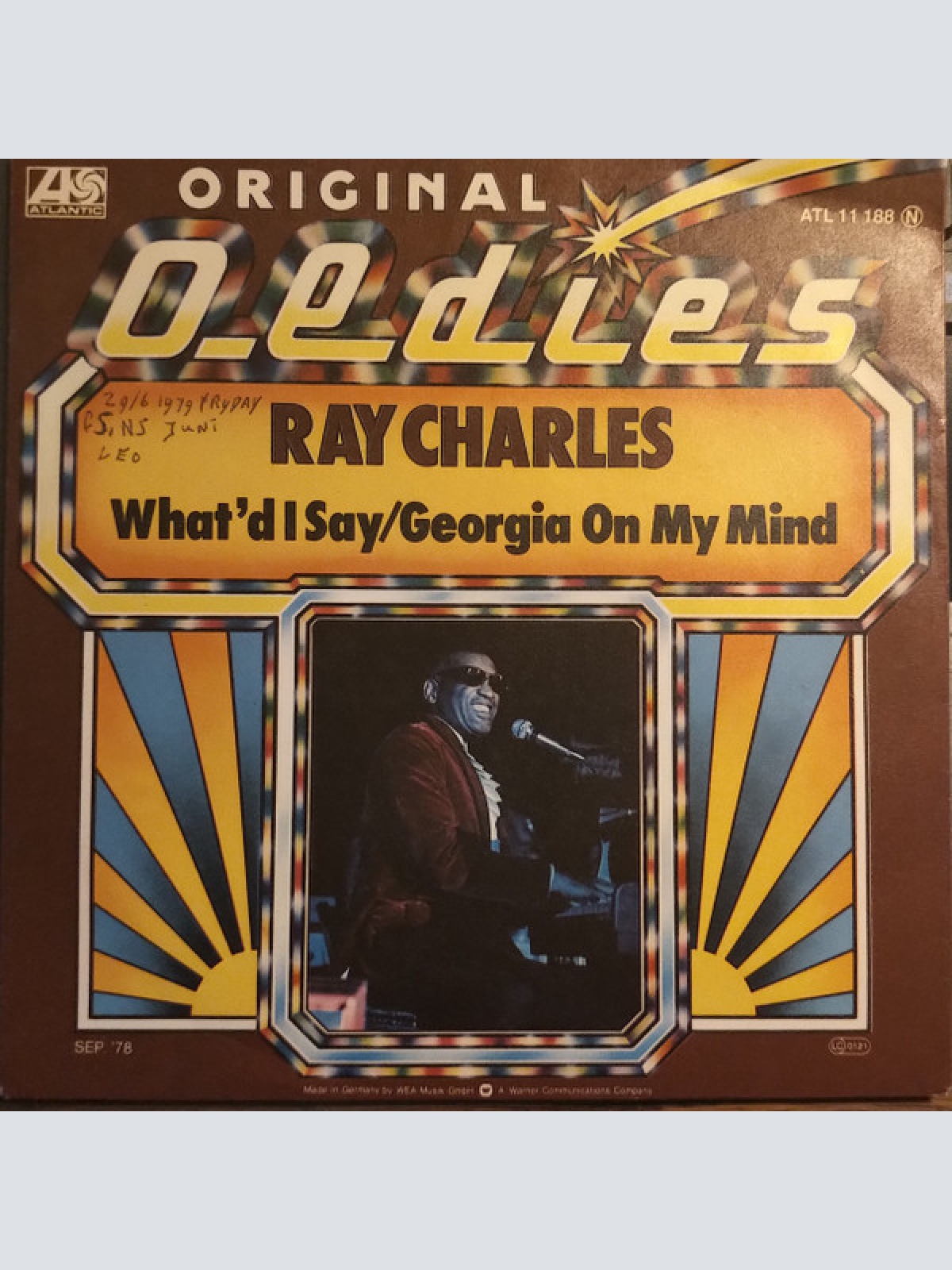 Vinyl / Ray Charles - What'd I Say / Georgia On My Mind