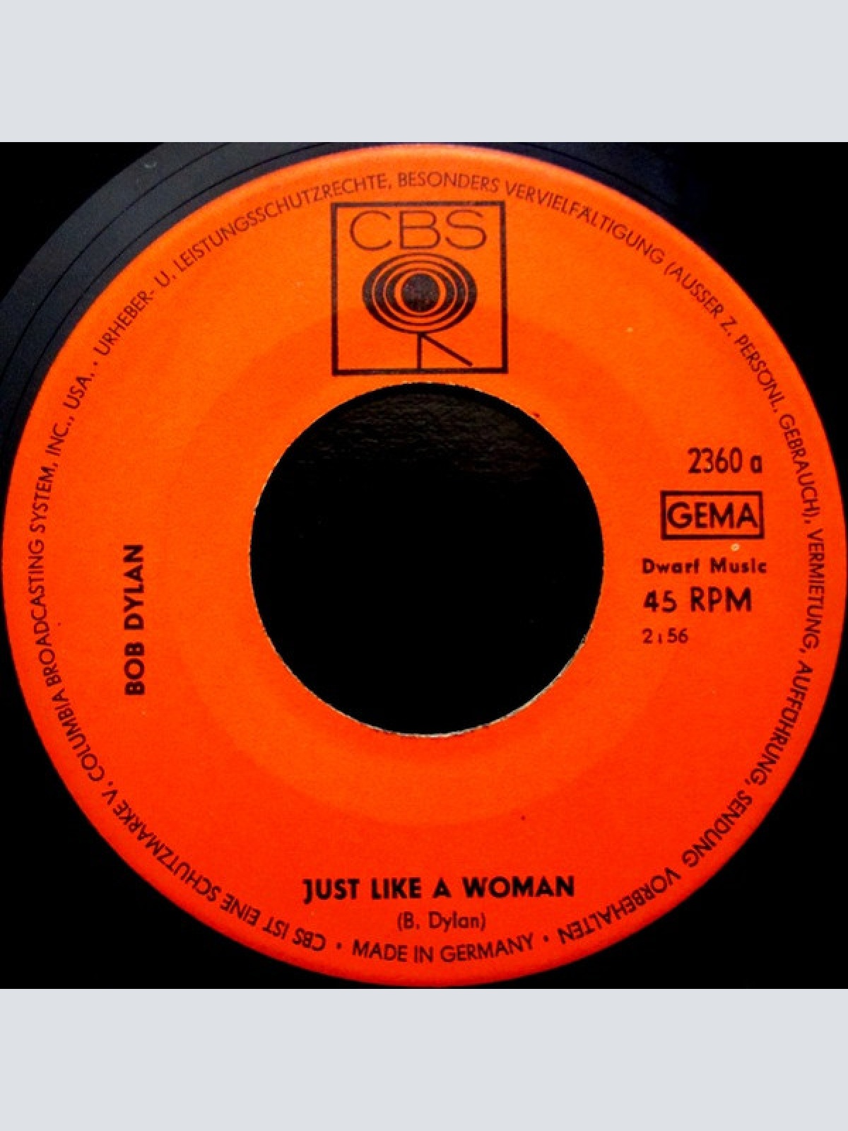 Vinyl / Bob Dylan - Just Like A Woman