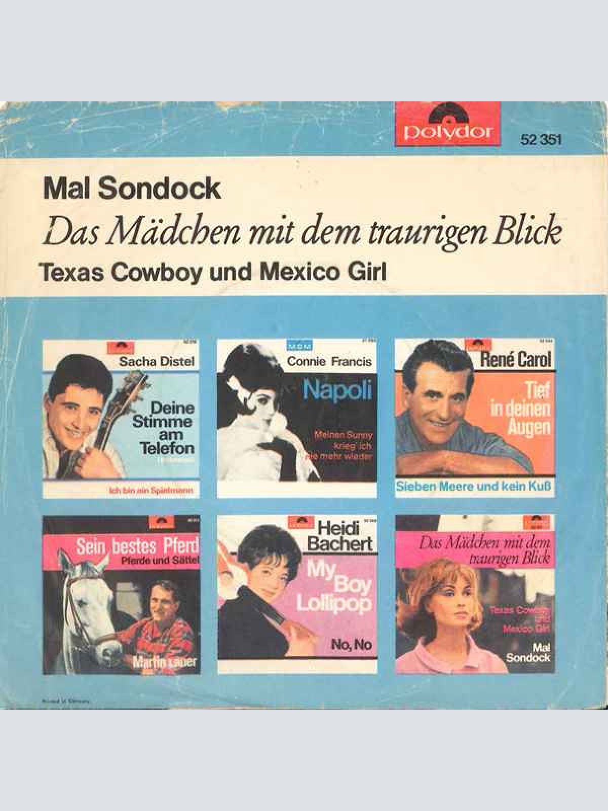 Vinyl / Mal Sondock - Das Mädchen Mit Dem Traurigen Blick