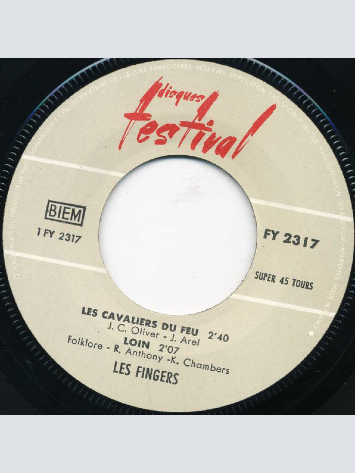 Vinyl / Les Fingers - Telstar