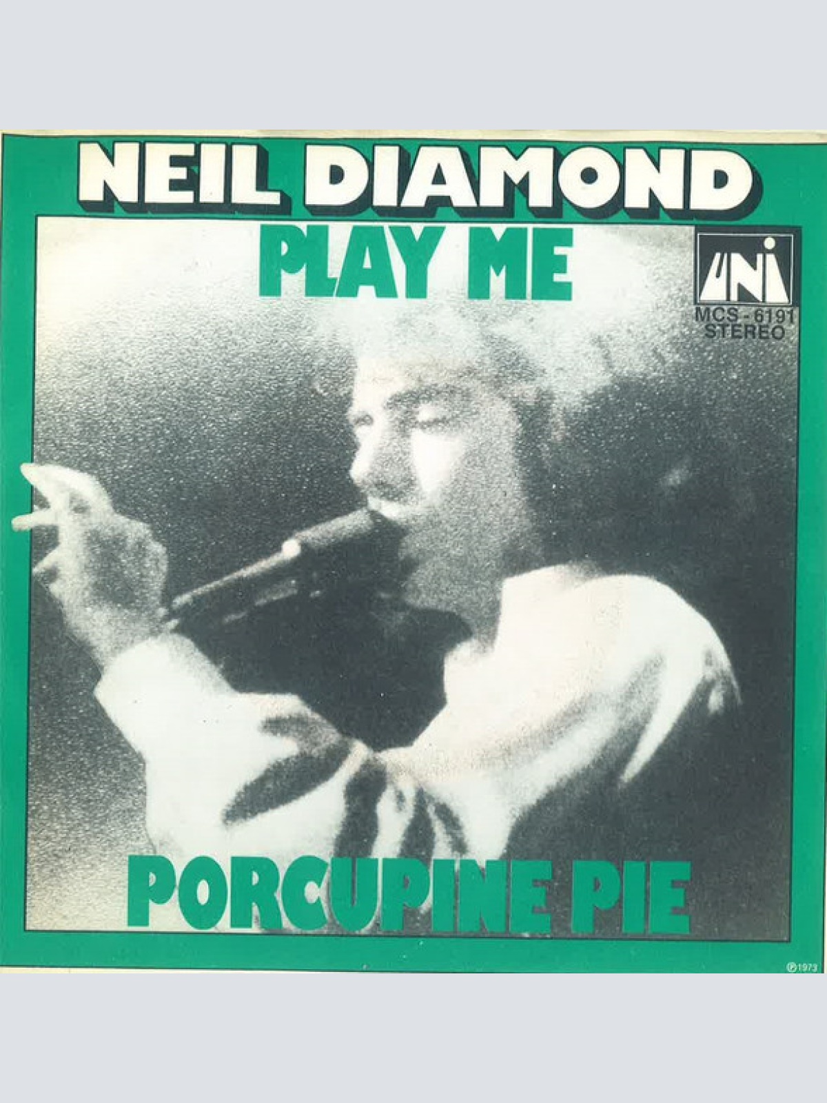 Vinyl / Neil Diamond - Play Me / Porcupine Pie