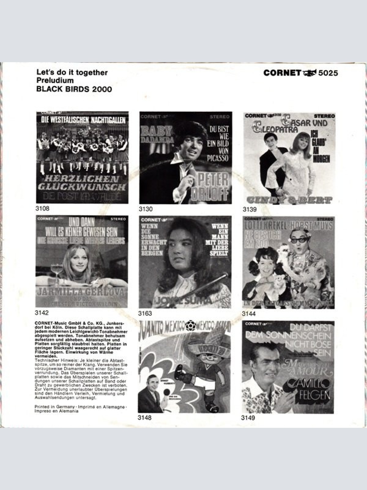 Vinyl / Blackbirds 2000 - Let's Do It Together (Woodstock-Sound)