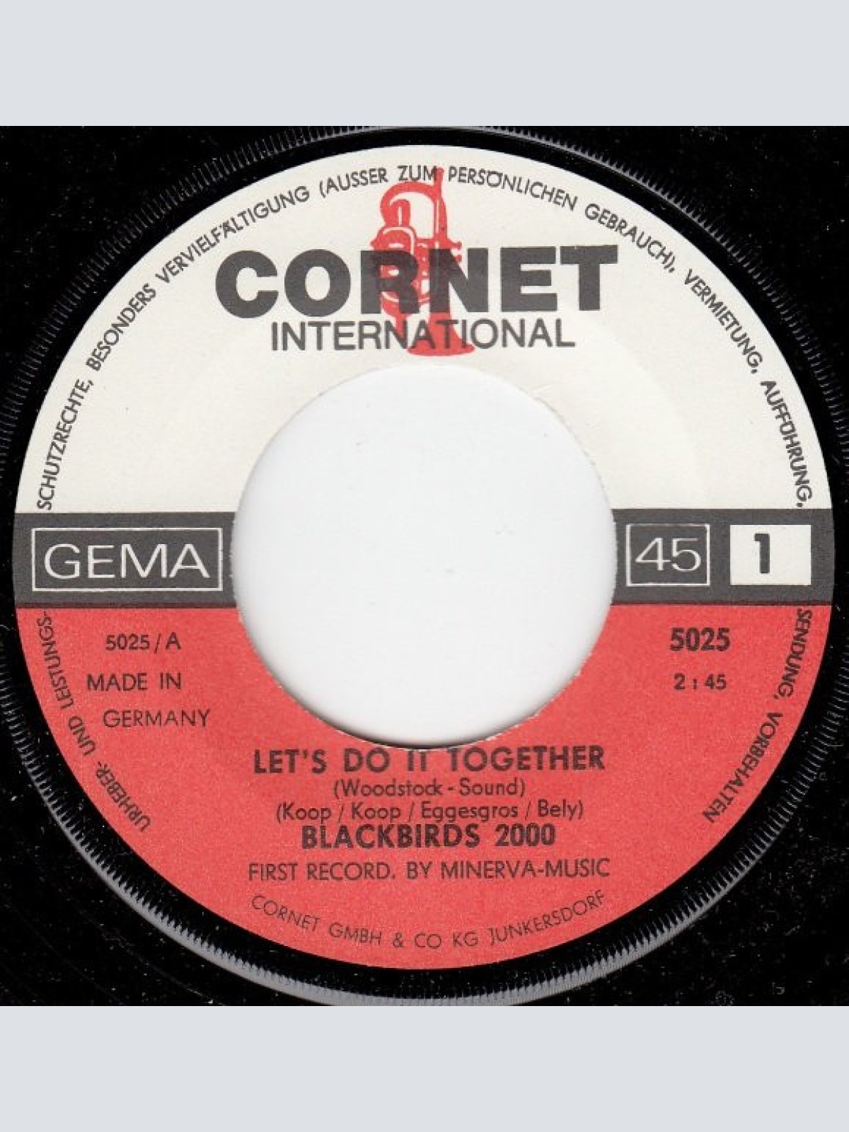 Vinyl / Blackbirds 2000 - Let's Do It Together (Woodstock-Sound)