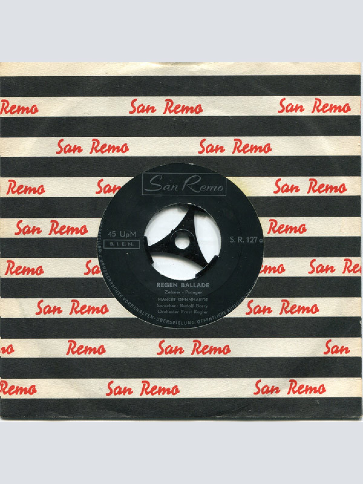 Vinyl / Margit Dennhardt - Regen Ballade / Li-La-Lady