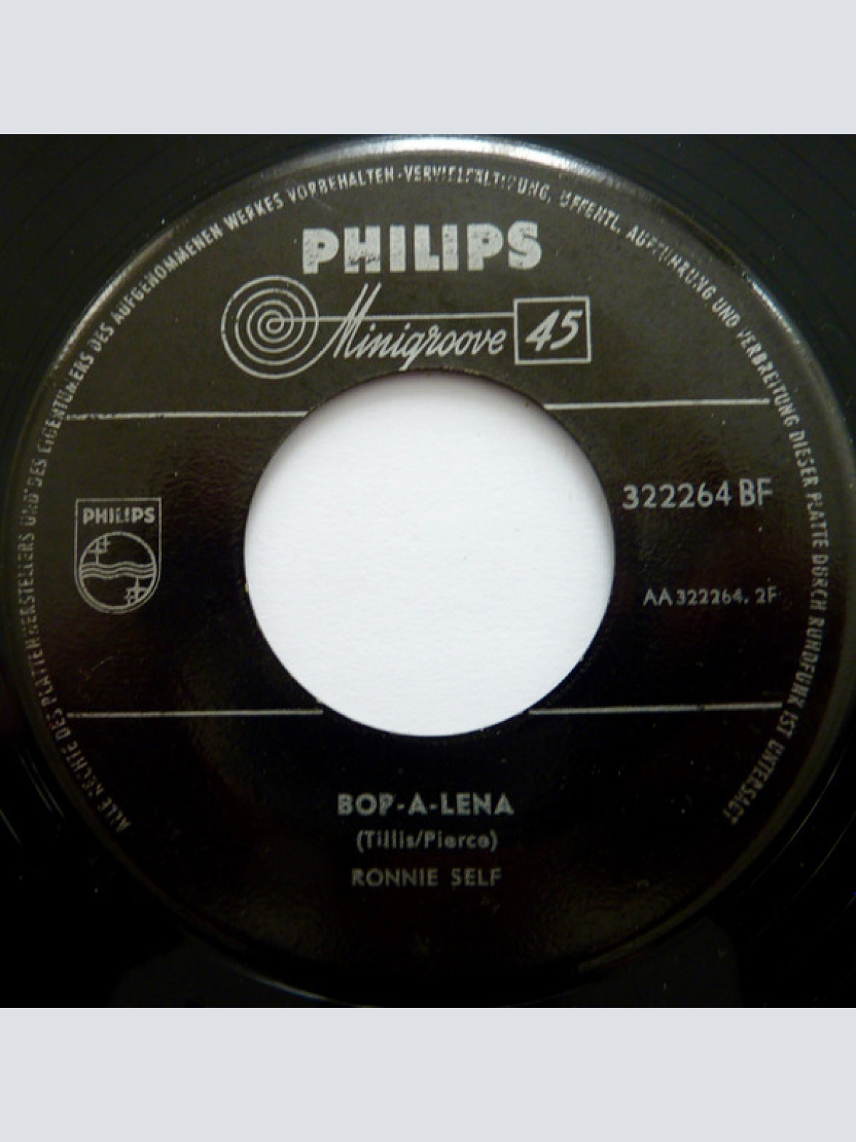 Vinyl / Ronnie Self - Bop-A-Lena