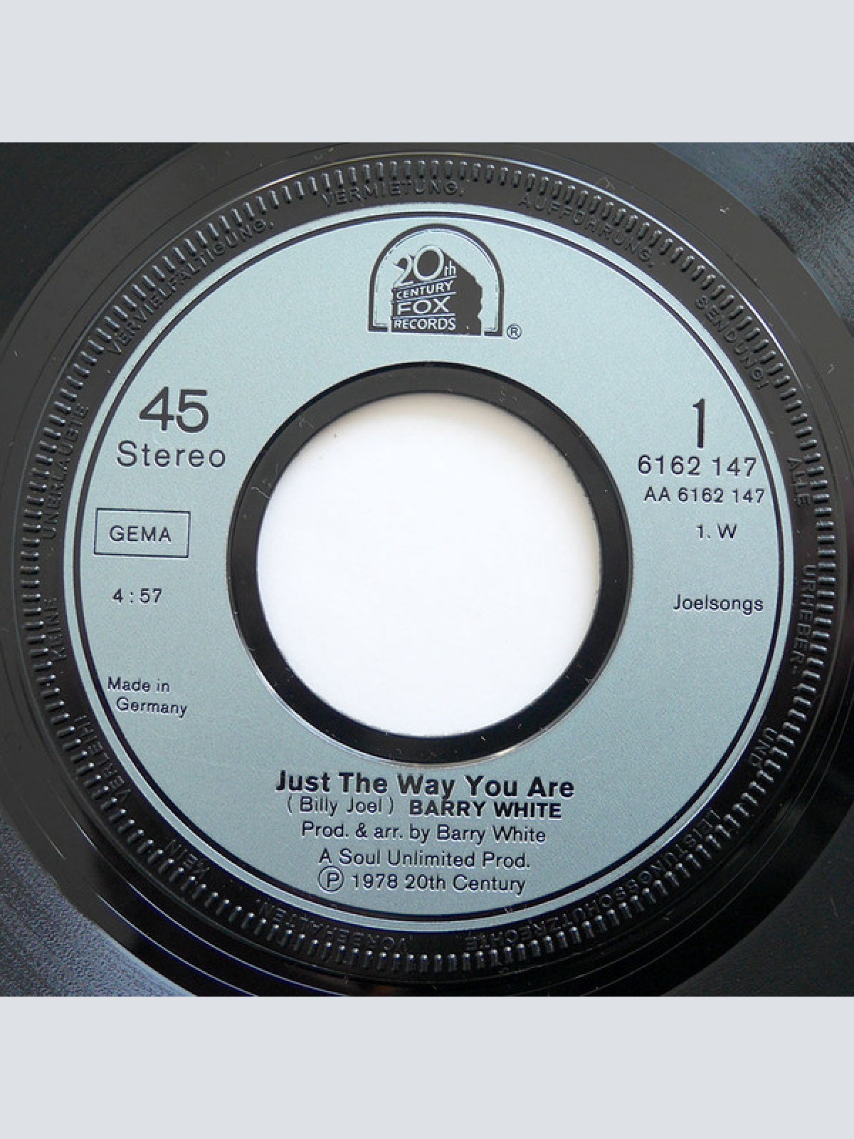 Vinyl / Barry White - Just The Way You Are