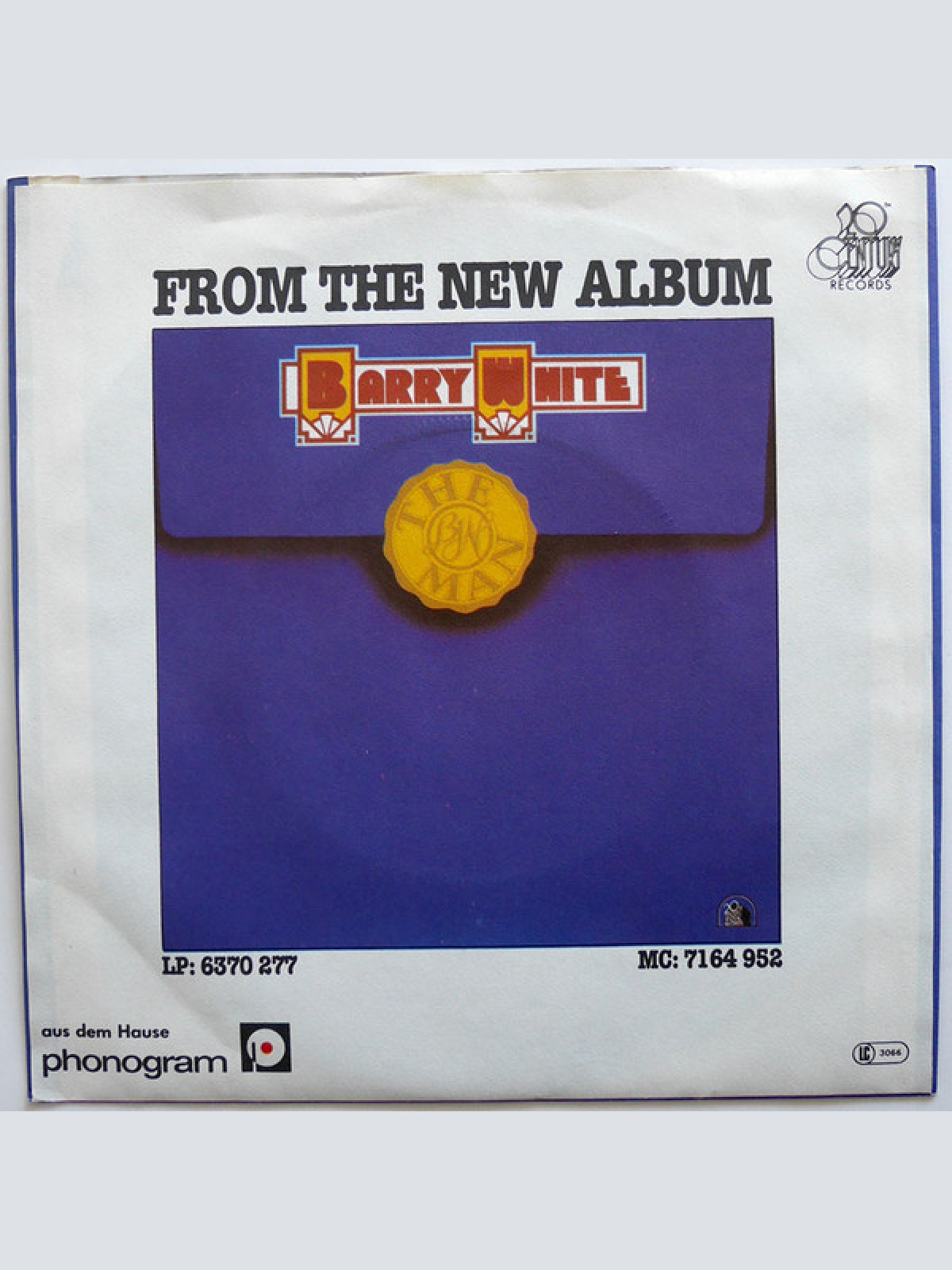 Vinyl / Barry White - Just The Way You Are