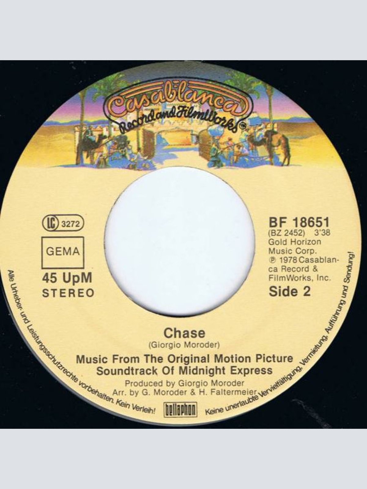 Vinyl / David Castle / Giorgio Moroder - Istanbul Blues / Chase