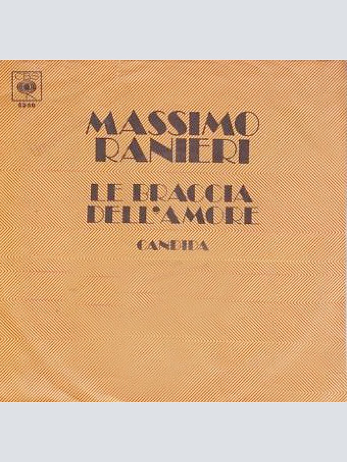 Vinyl / Massimo Ranieri - Le Braccia Dell'Amore