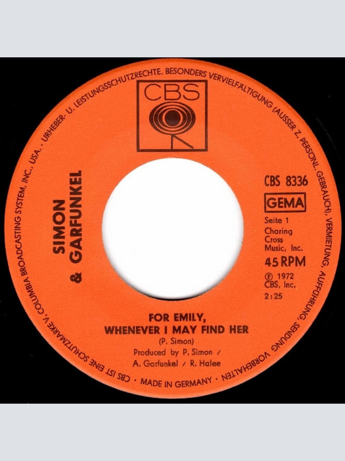 Vinyl / Simon & Garfunkel - For Emily, Whenever I May Find Her / America