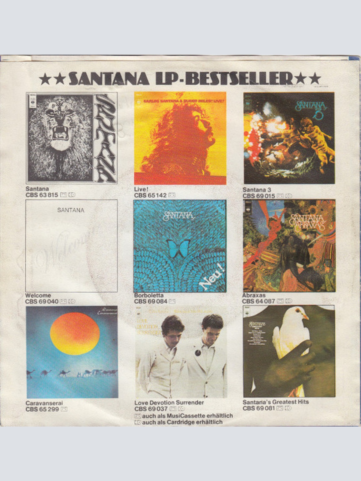 Vinyl / Santana - Samba Pa Ti