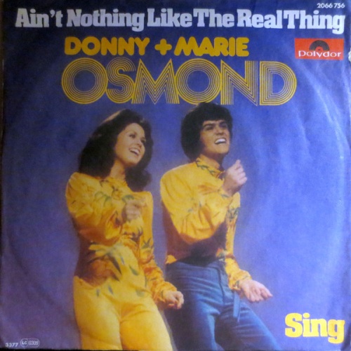 Vinyl / Donny & Marie Osmond - Ain't Nothing Like The Real Thing