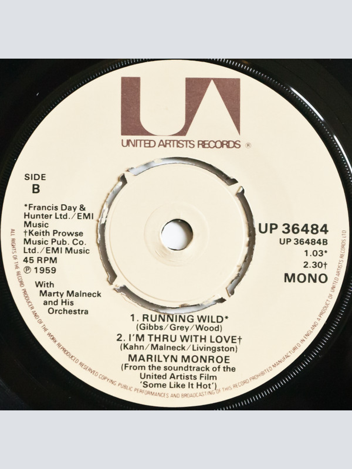 Vinyl / Marilyn Monroe - I Wanna Be Loved By You