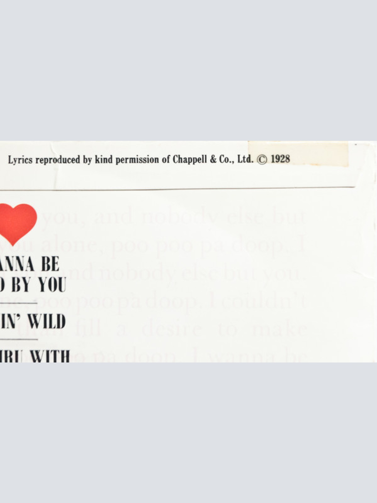 Vinyl / Marilyn Monroe - I Wanna Be Loved By You