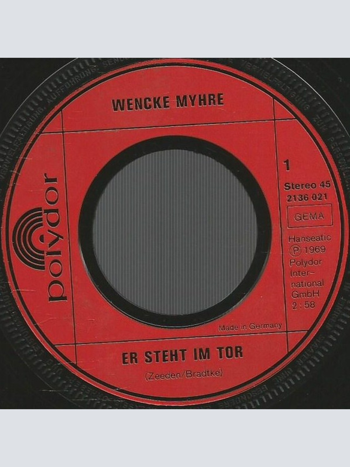 Vinyl / Wencke Myhre - Die Grossen Vier Von Wencke Myhre