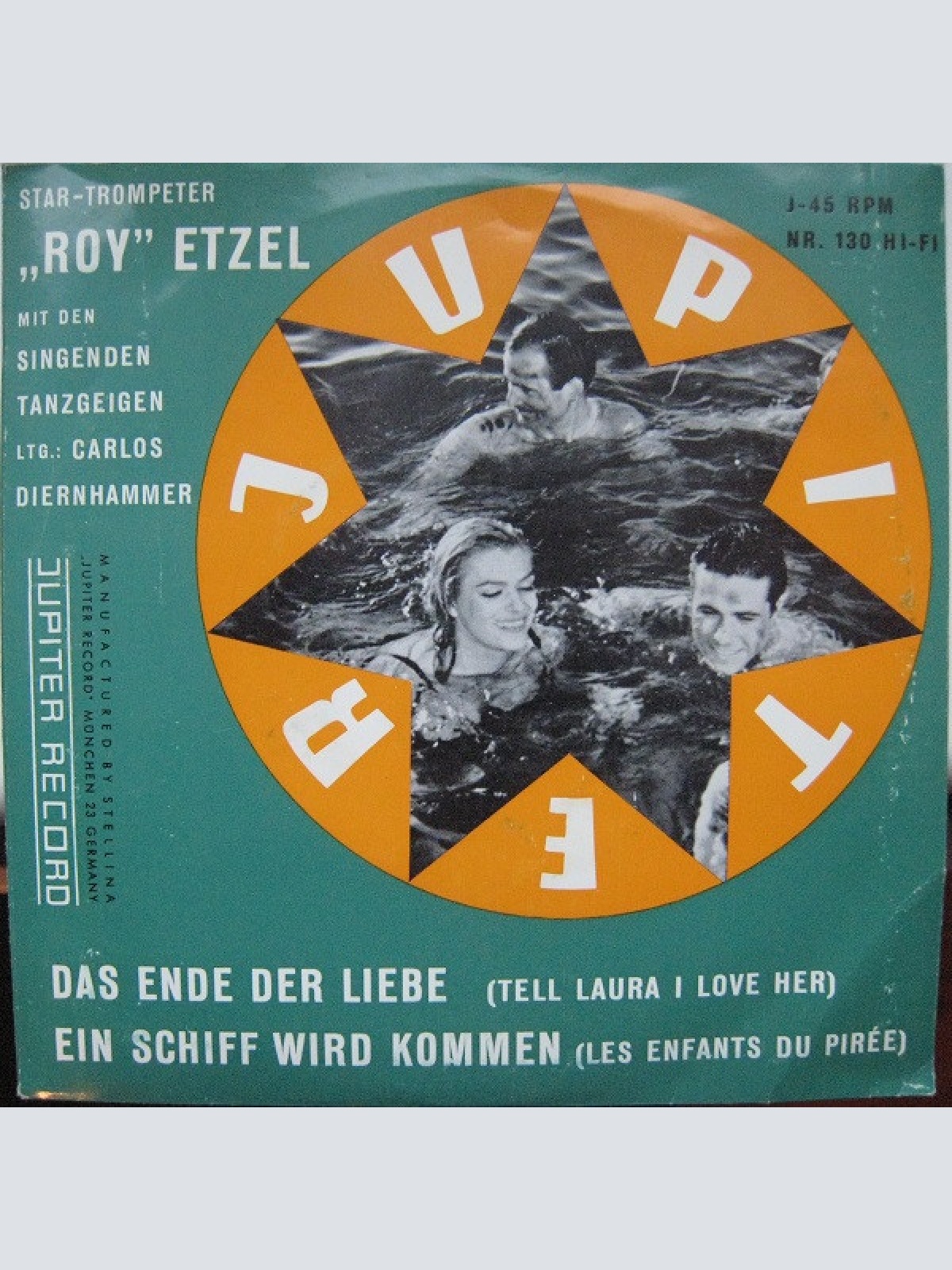 Vinyl / "Roy" Etzel* Mit Den Singenden Tanzgeigen* - Ein Schiff Wird Kommen / Das Ende Der Liebe
