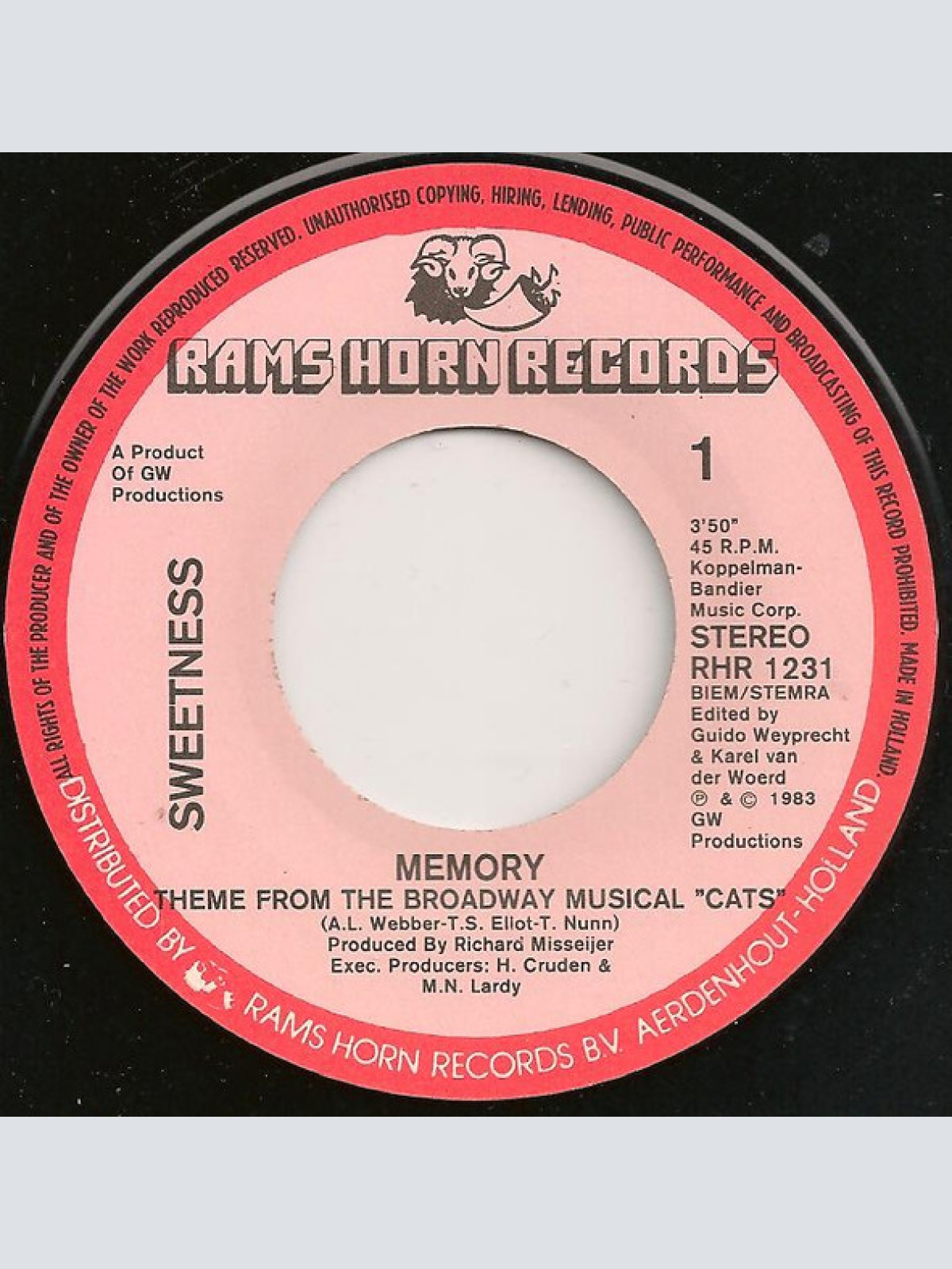 Vinyl / Sweetness - Memory