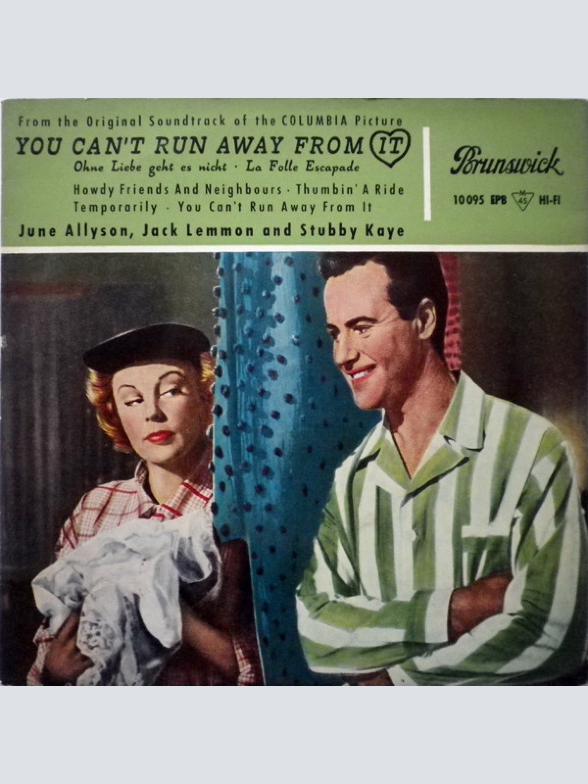 Vinyl / June Allyson, Jack Lemmon And Stubby Kaye / Morris Stoloff Conducting The Columbia Pictures Orchestra - You Can't Run Away From It (Original Soundtrack)