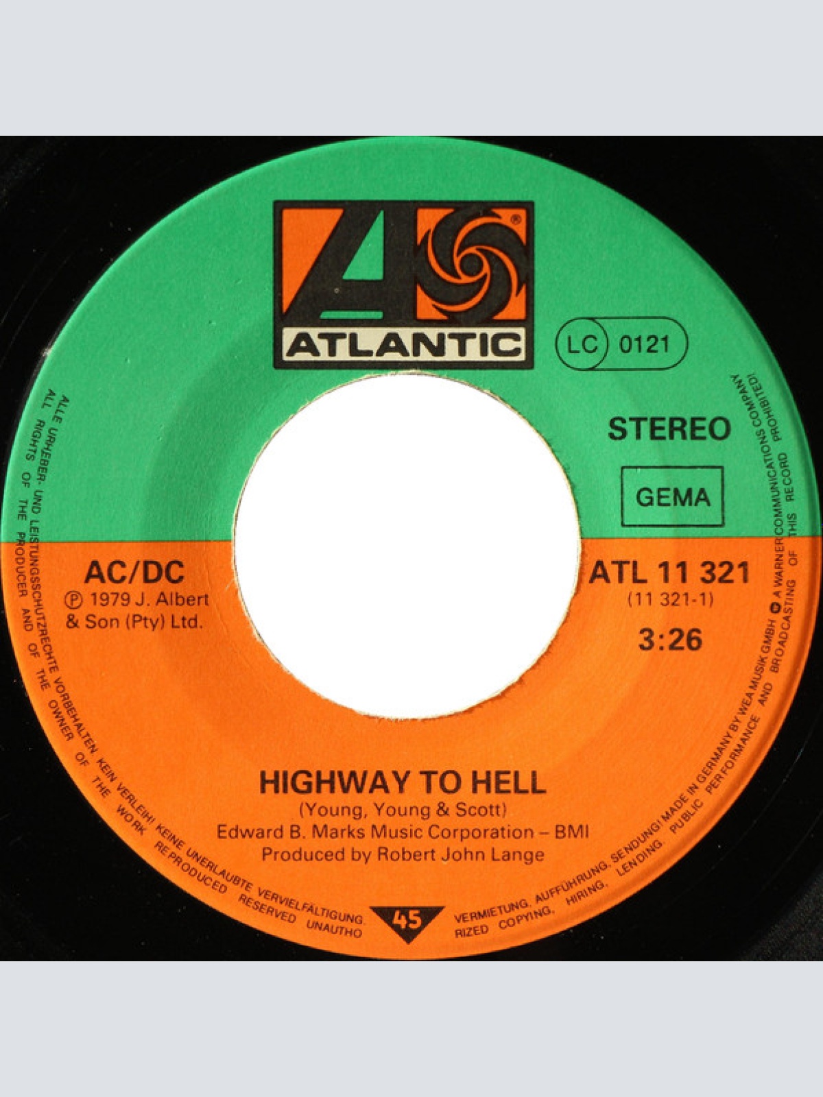 Vinyl / AC/DC - Highway To Hell