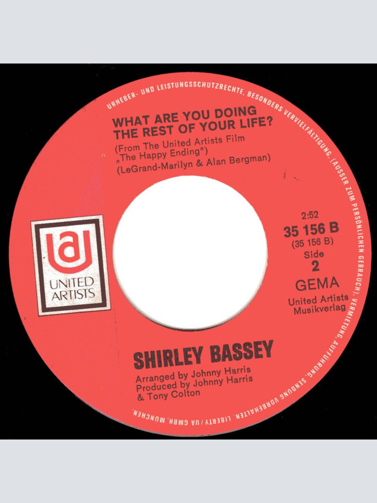 Vinyl / Shirley Bassey - The Fool On The Hill