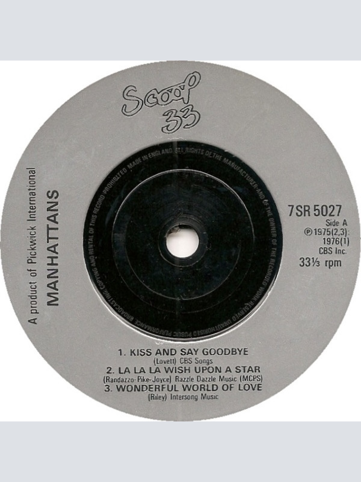 Vinyl / Manhattans - The Manhattans