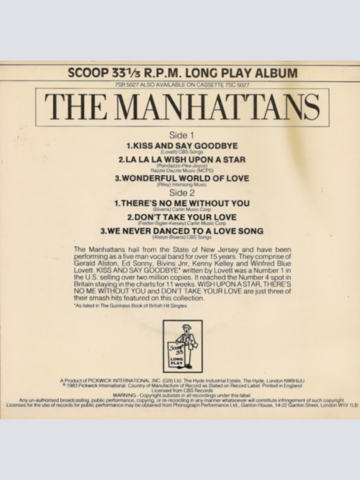 Vinyl / Manhattans - The Manhattans