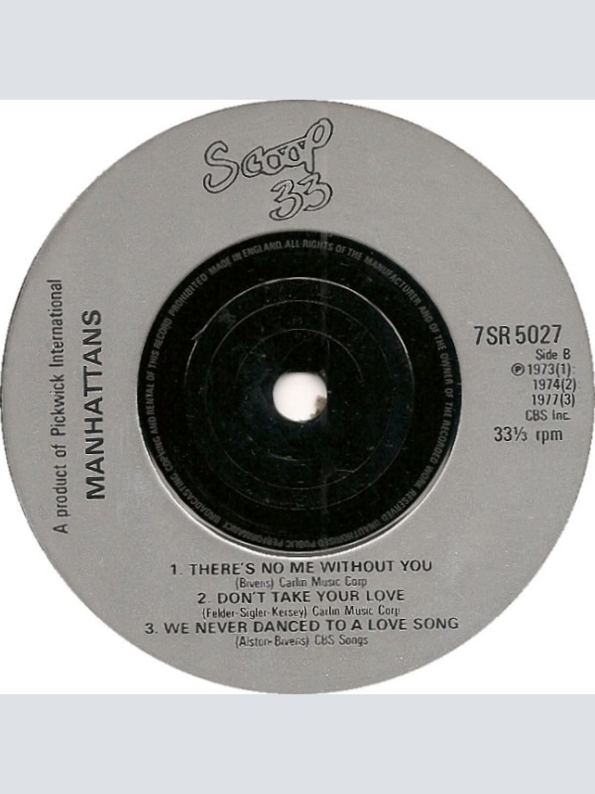 Vinyl / Manhattans - The Manhattans