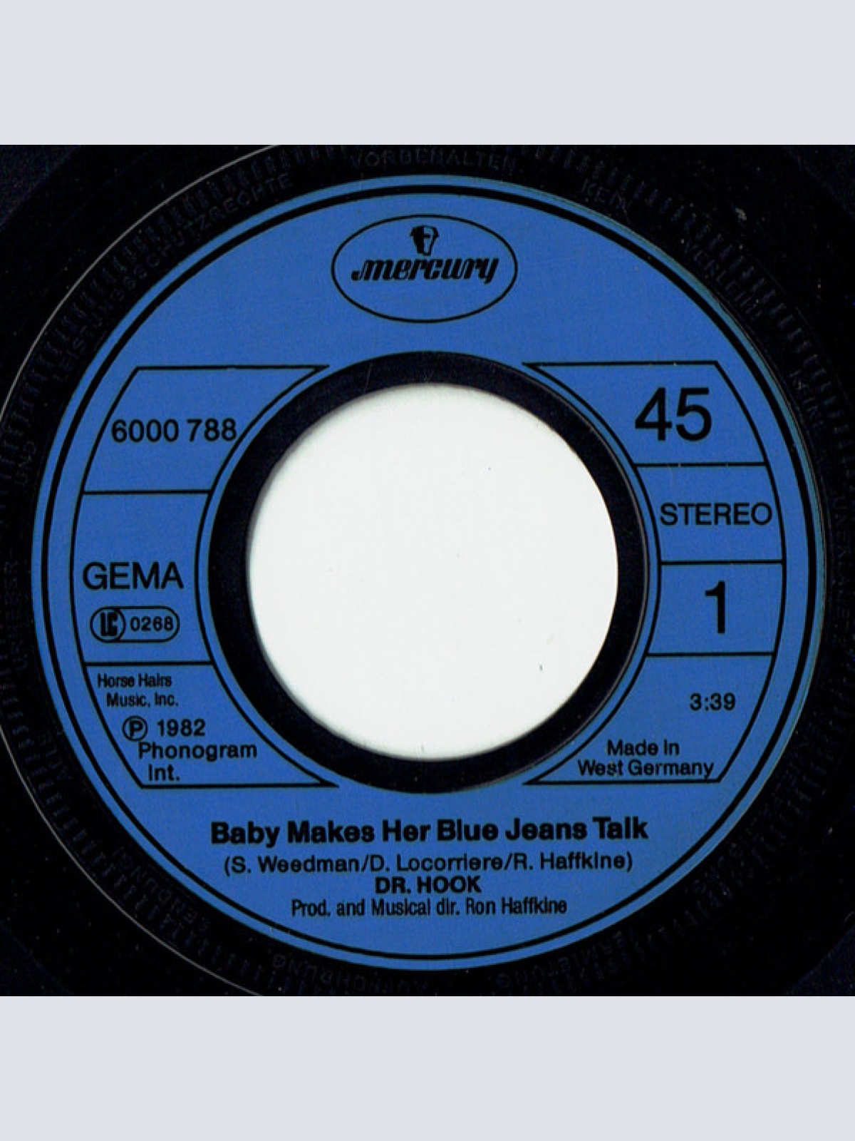 Vinyl / Dr. Hook - Baby Makes Her Blue Jeans Talk
