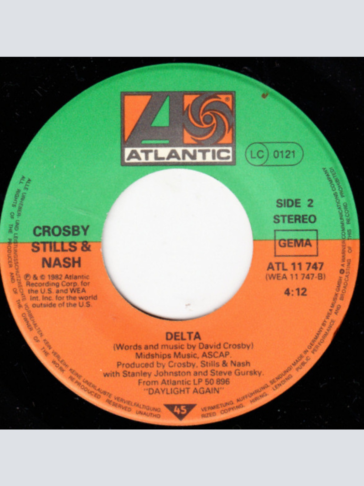 Vinyl / Crosby, Stills & Nash - Wasted On The Way