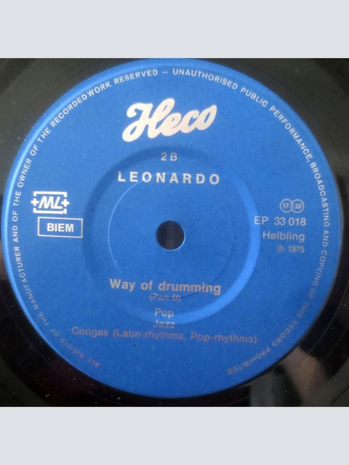 Vinyl / Leonardo (18) - Way Of Drumming