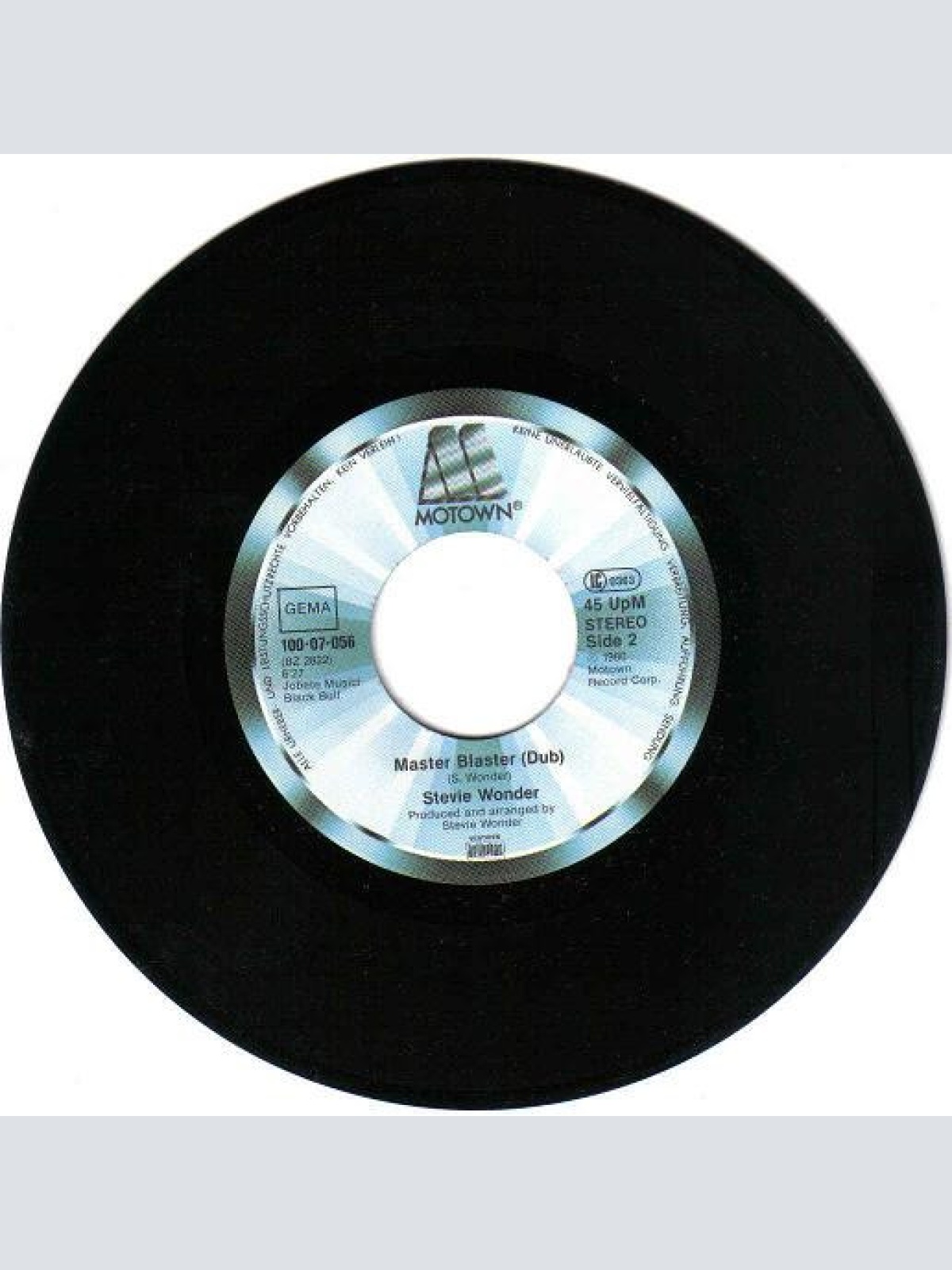 Vinyl / Stevie Wonder - Master Blaster (Jammin')