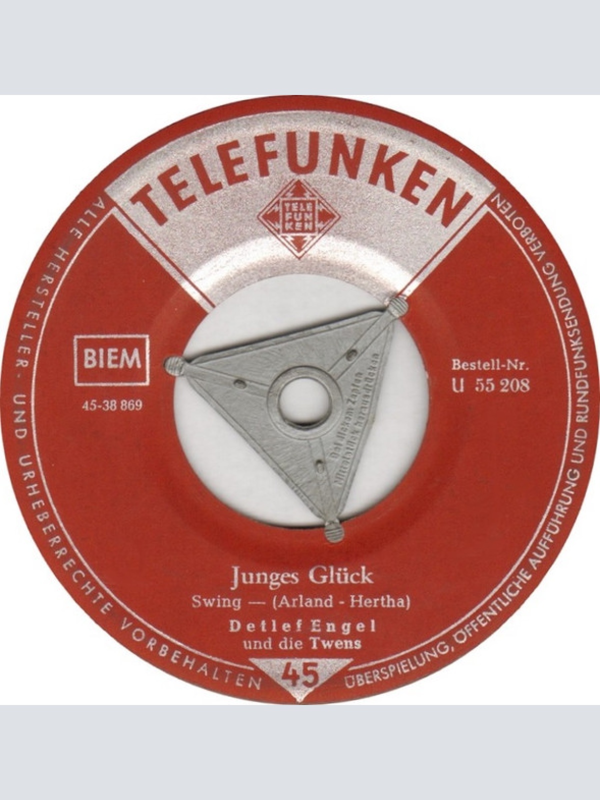 Vinyl / Detlef Engel - Mister Blue / Junges Glück