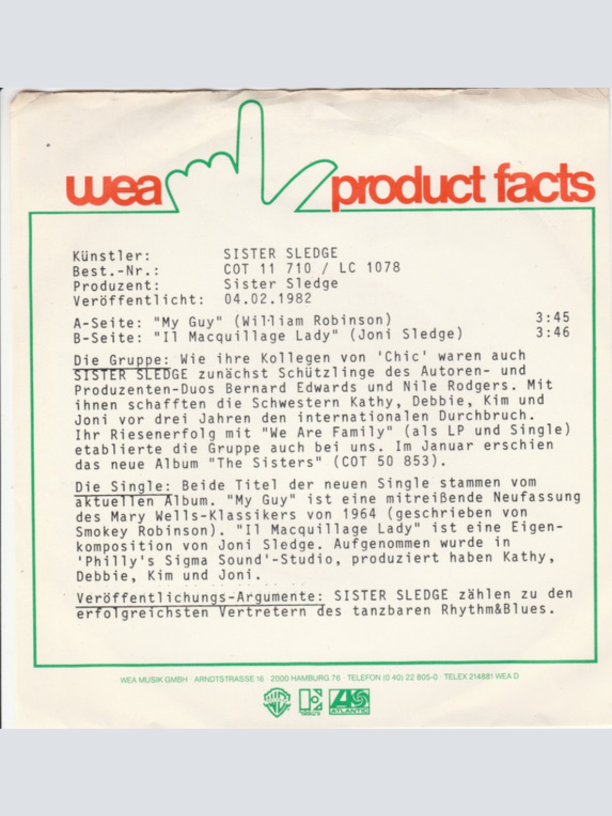 Vinyl / Sister Sledge - My Guy