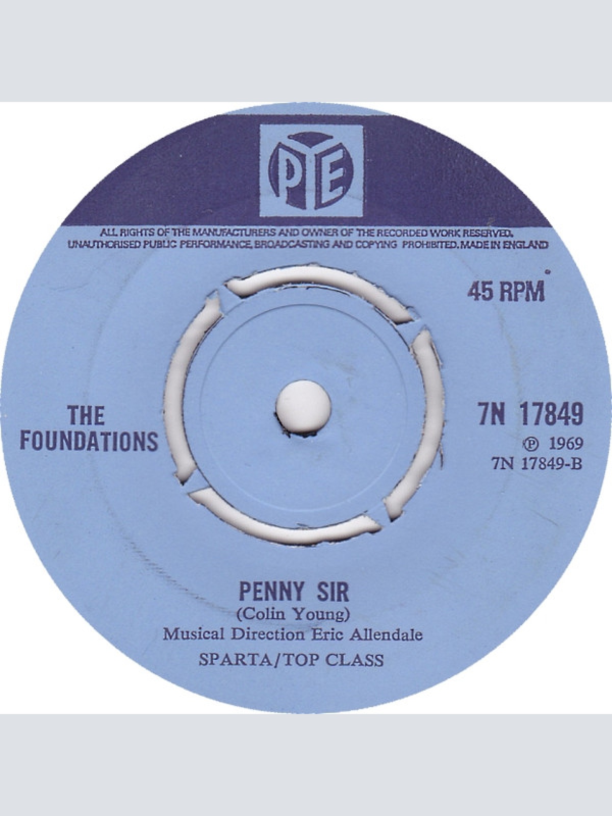 Vinyl / The Foundations - Baby, I Couldn't See
