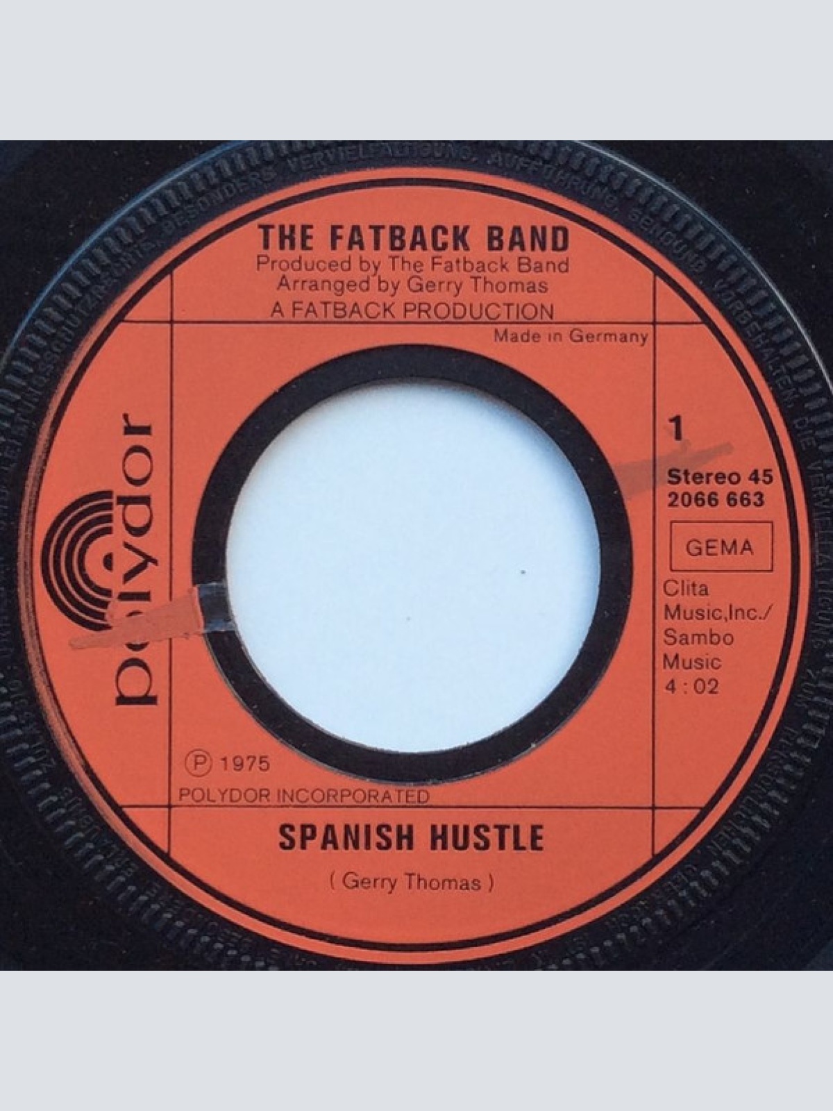 Vinyl / The Fatback Band - Spanish Hustle