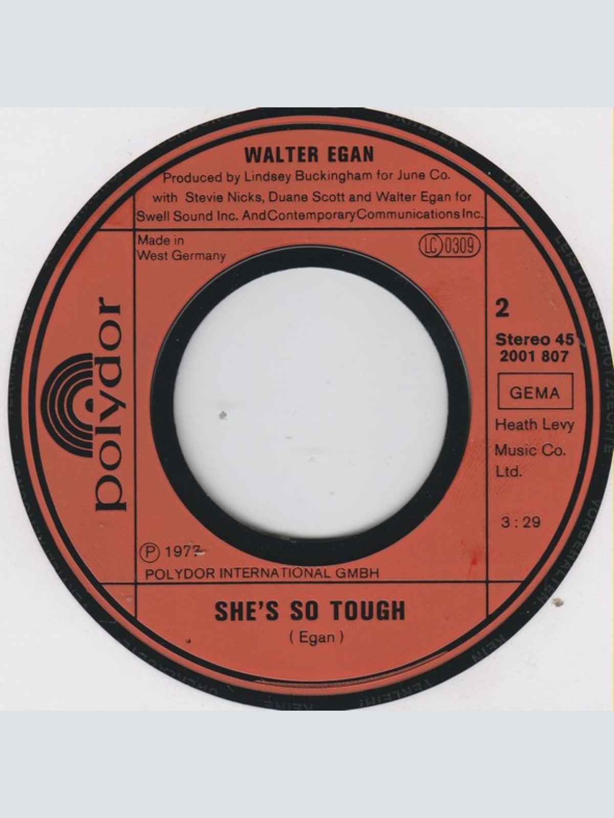 Vinyl / Walter Egan - Magnet And Steel