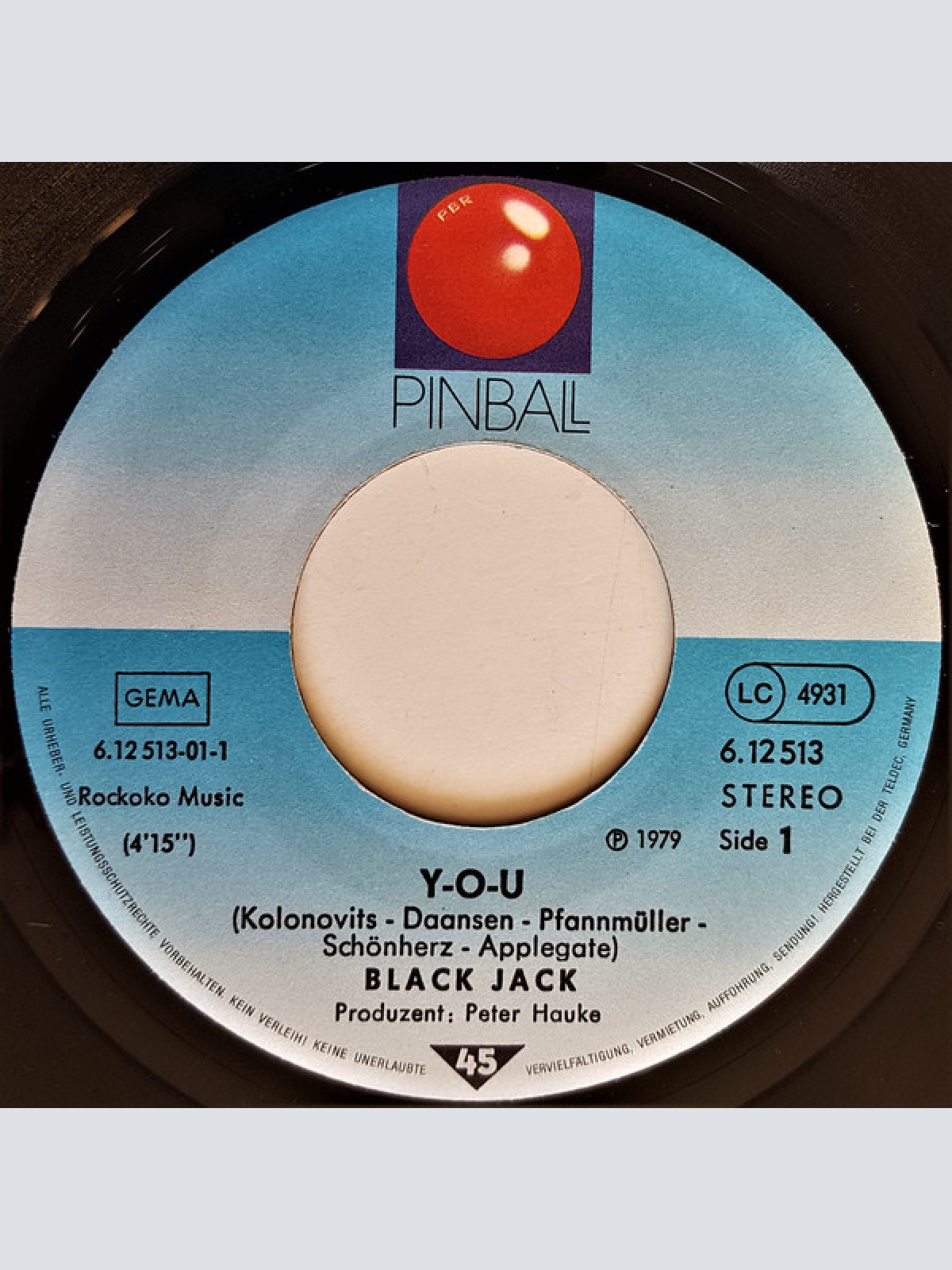 Vinyl / Black Jack (3) - Y-O-U