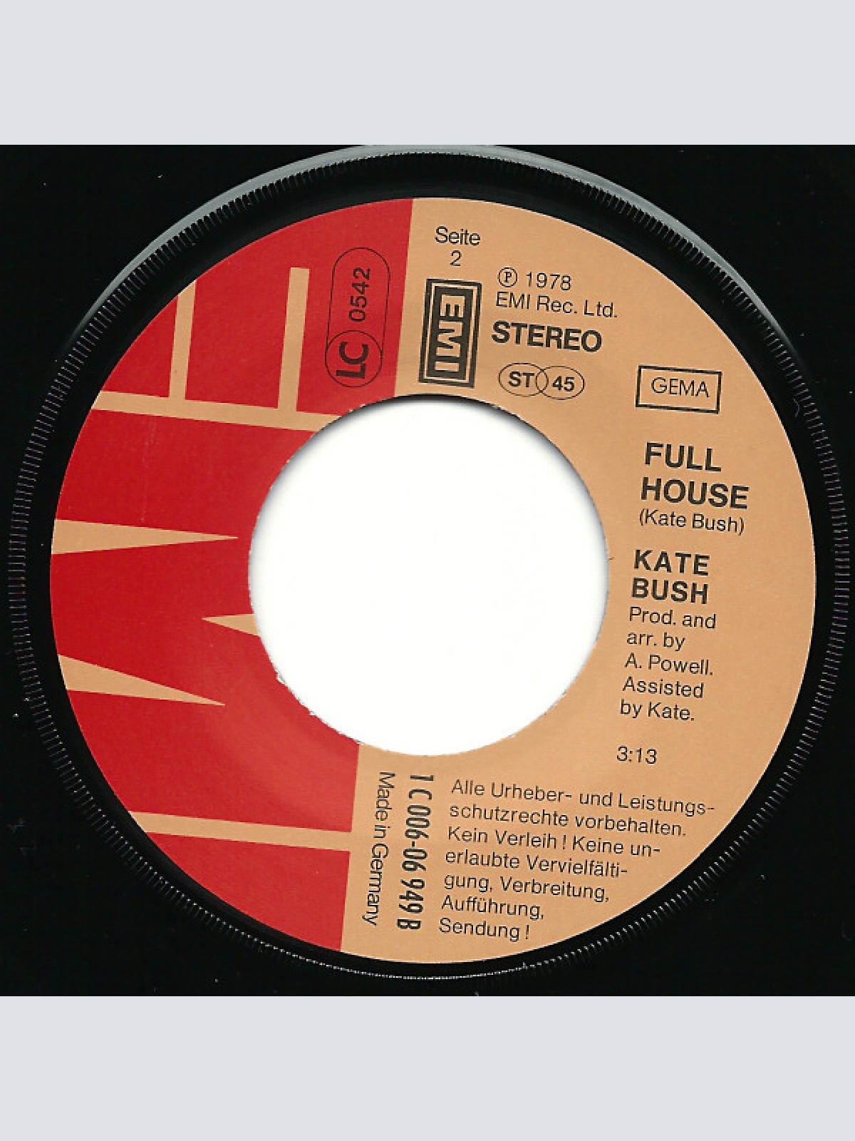 Vinyl / Kate Bush - Wow